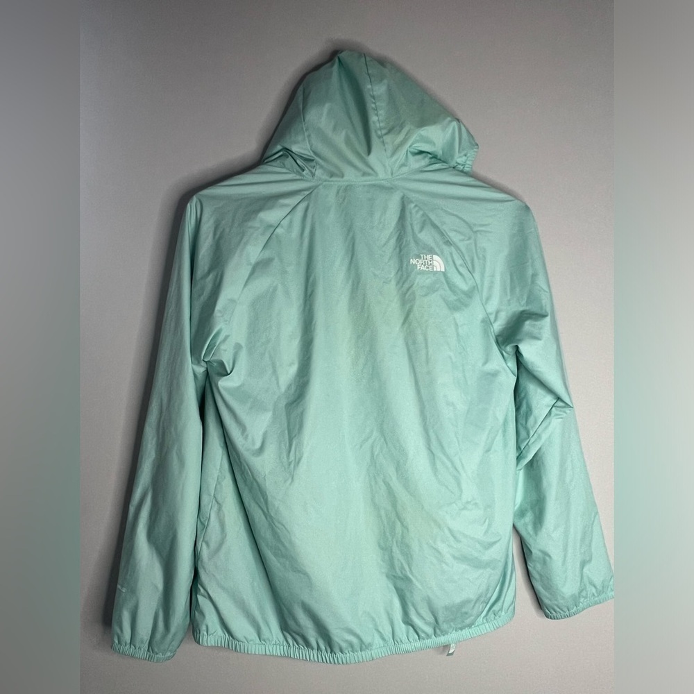 The North Face Jacket Youth Size Girls 14-16 Windbreaker Mint Green Floral - Picture 5 of 8